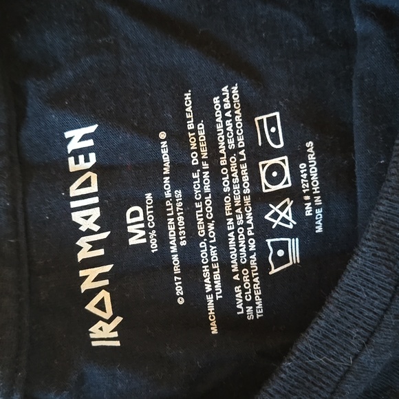 Iron maiden Tee M - Picture 3 of 4